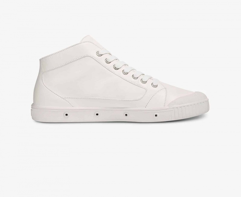 Basket Spring Court M2 Lambskin Blanche Homme | TFH-76895165